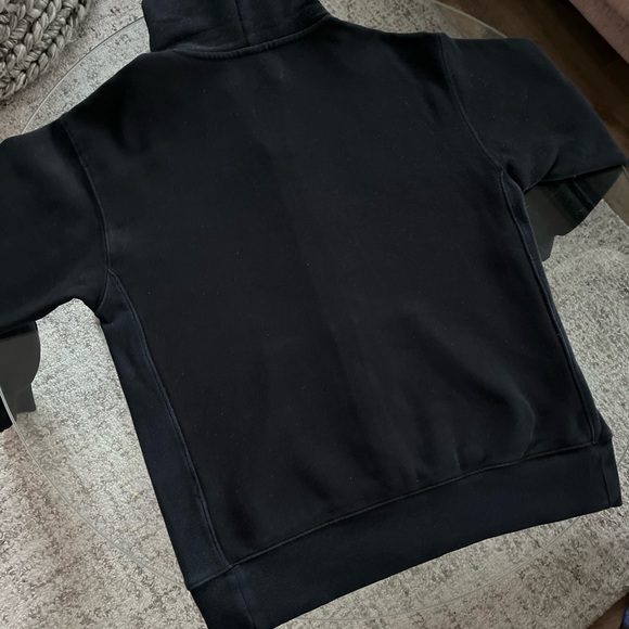 Aritzia Tna Cozy Fleece Boyfriend Zip Up Hoodie in Black Size 2XS - Picture 14 of 14